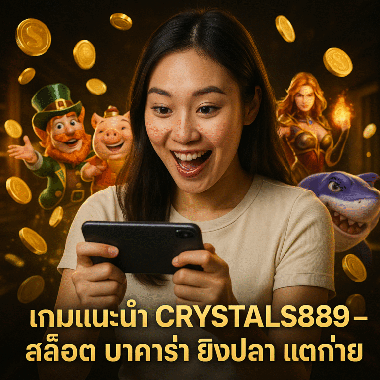 เกมแนะนำ CRYSTALS889 – สล็อตบาคาร่า ยิงปลา แตกง่าย