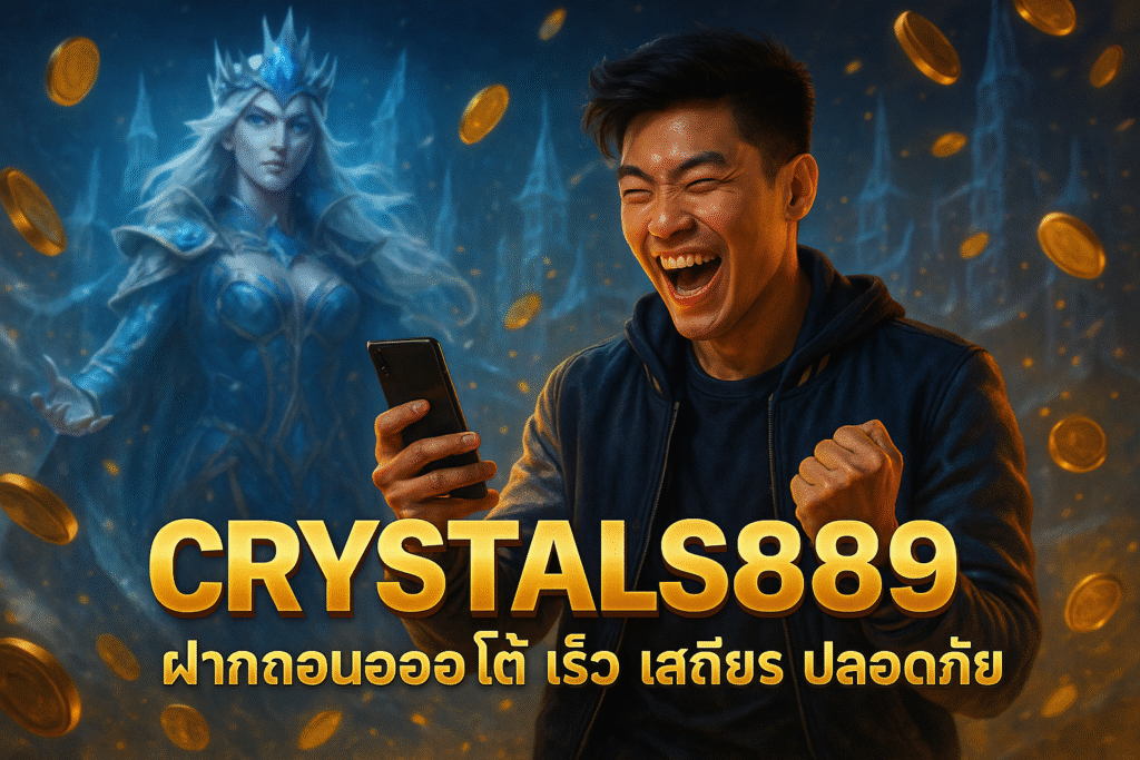CRYSTALS889 ฝากถอนออโต้ เร็ว เสถียร ปลอดภัย